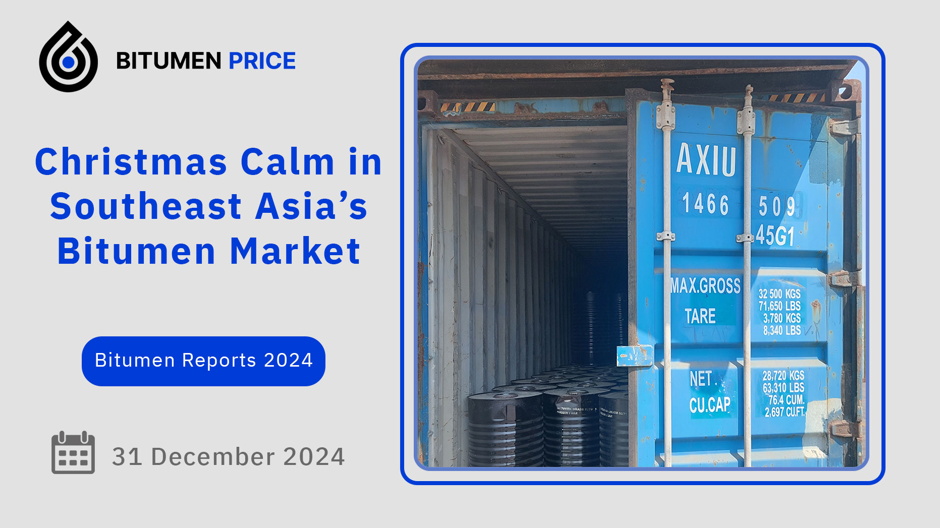 Christmas Calm in Southeast Asia’s Bitumen Market