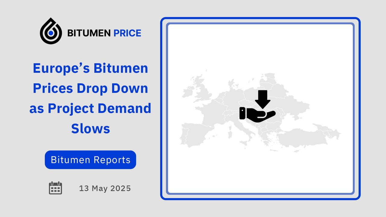 Europe’s Bitumen Prices Drop Down as Project Demand Slows