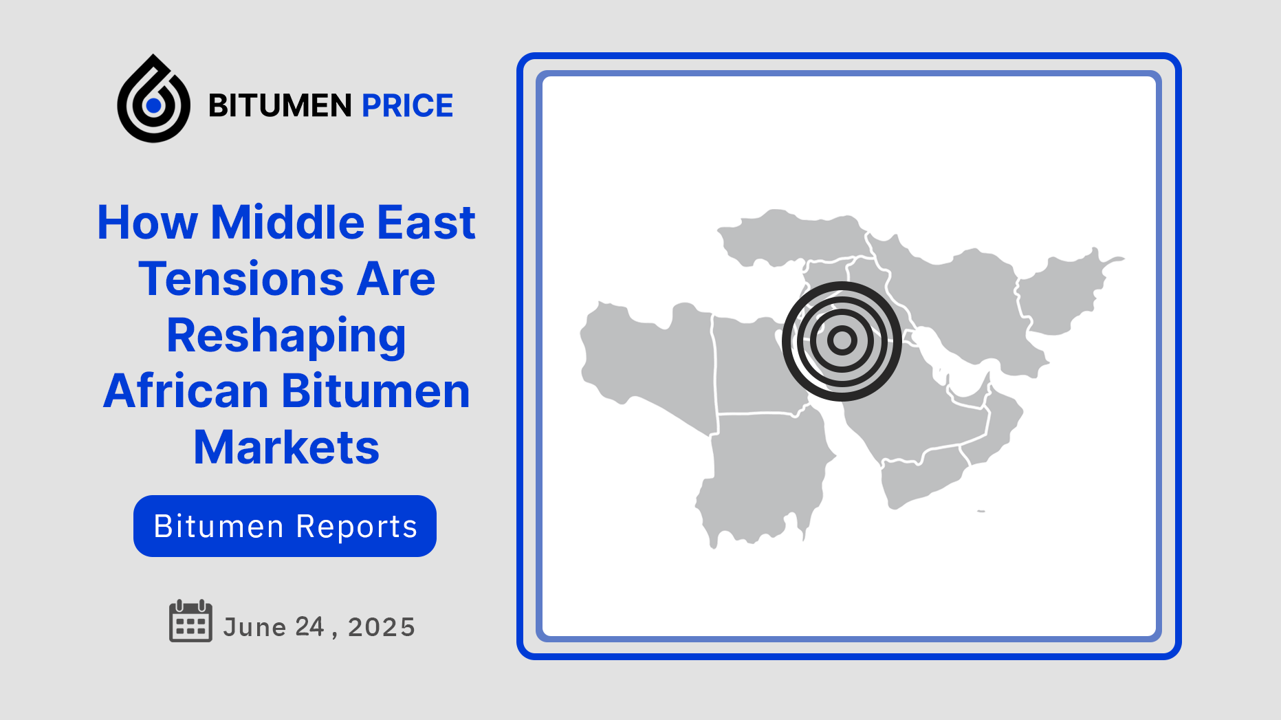 How The Middle East Tensions Are Reshaping African Bitumen Markets